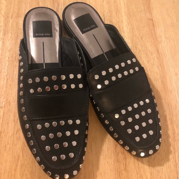 dolce vita studded mules